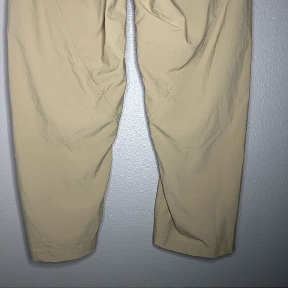 Patagonia Inter-Continental khaki cropped capri hiking pants womens size small 6 - Picture 6 of 10